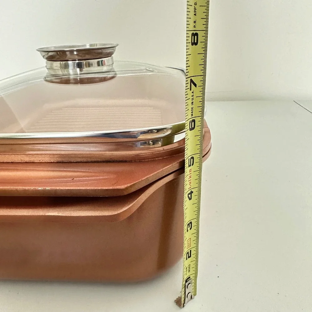 Copper Chef Wonder Cooker 14 In 1 Multi Use 12.5 QT 4PC Set Cookware Kitchenware